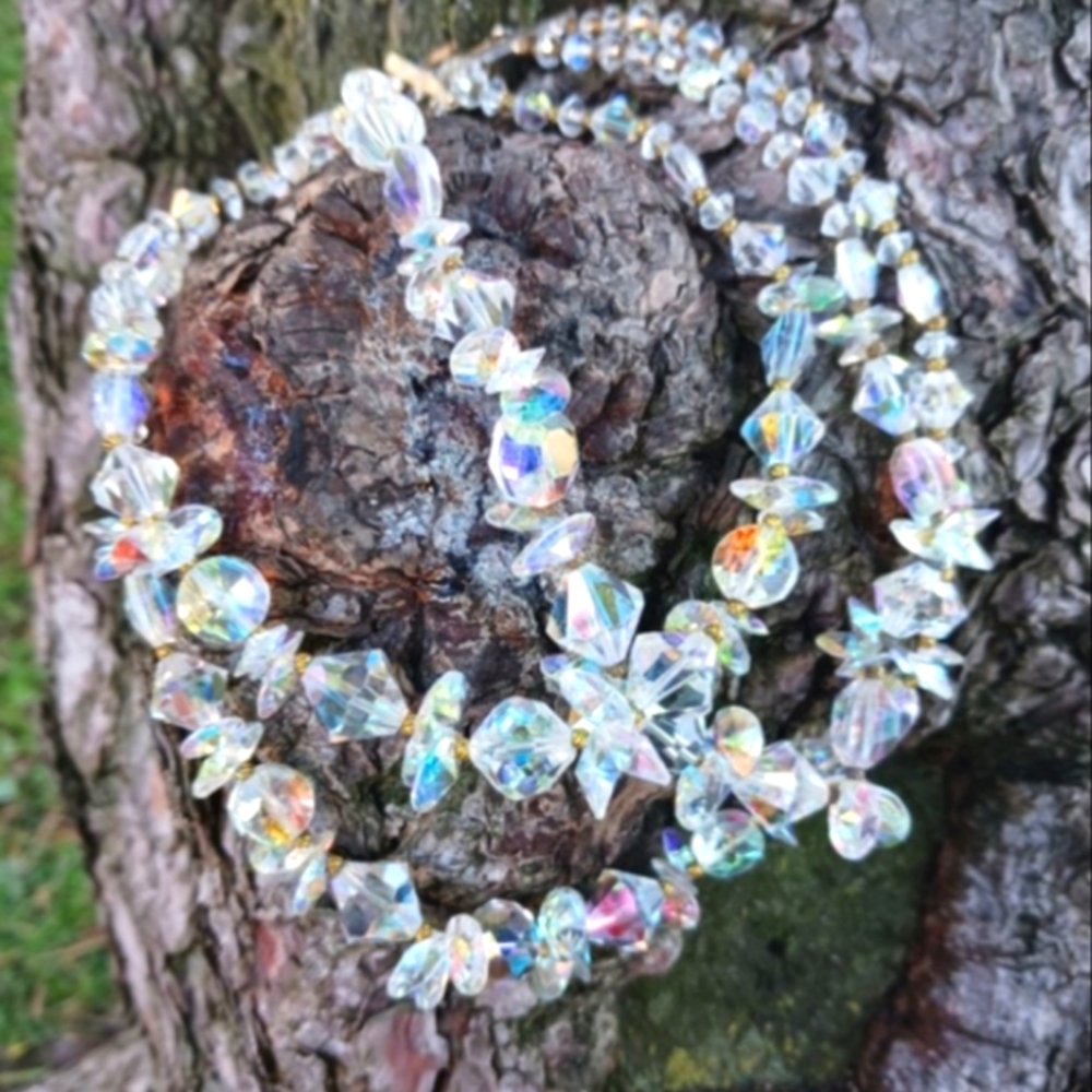 Crystal Necklace 3 Strands